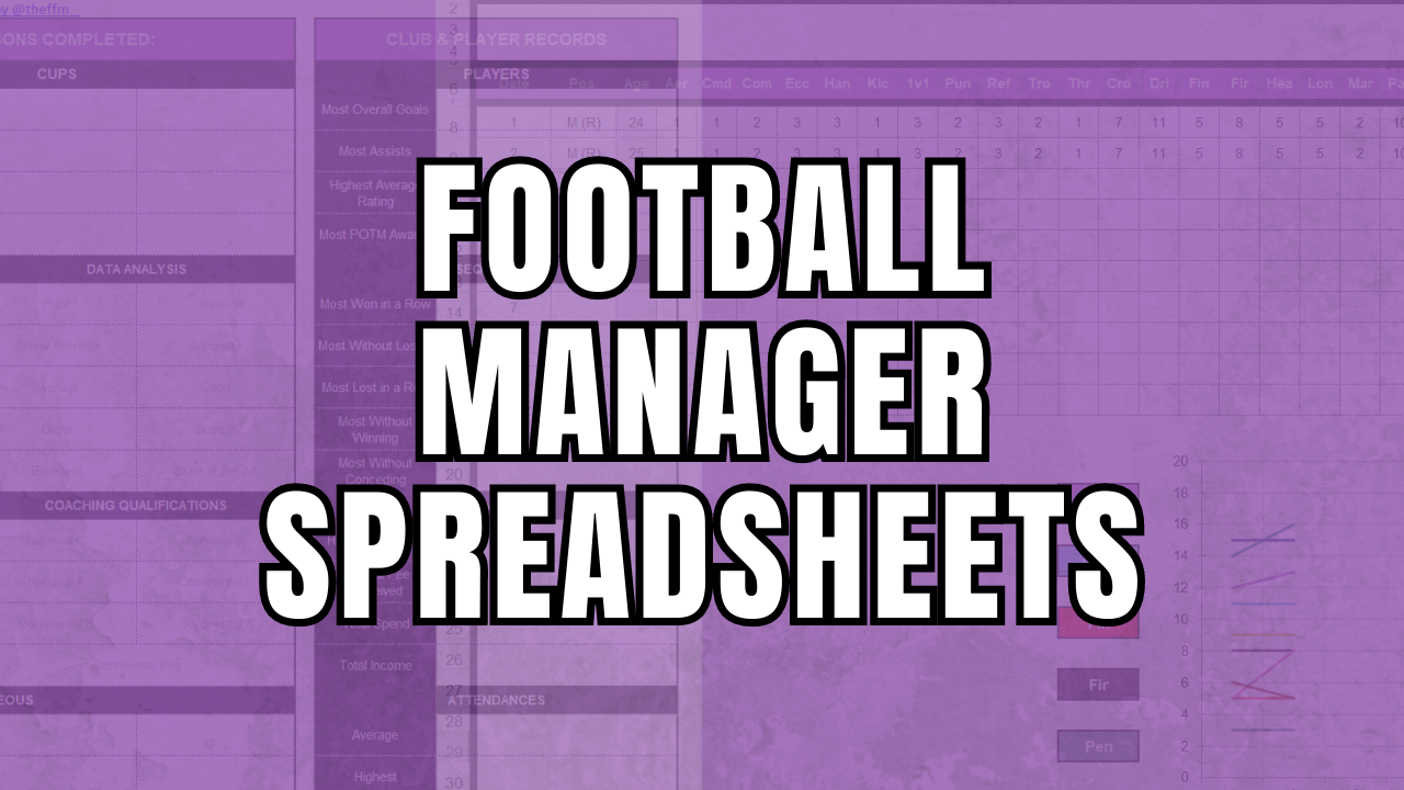 Football Manager Spreadsheets
