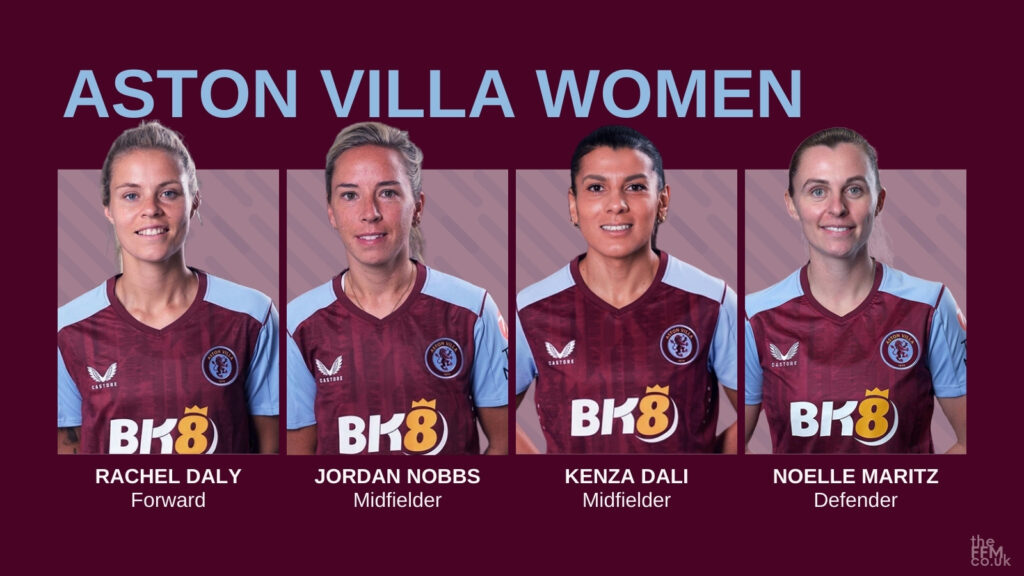 FM25 Aston Villa Women - Rachel Daly, Jordan Nobbs, Kenza Dali, Noelle Maritz