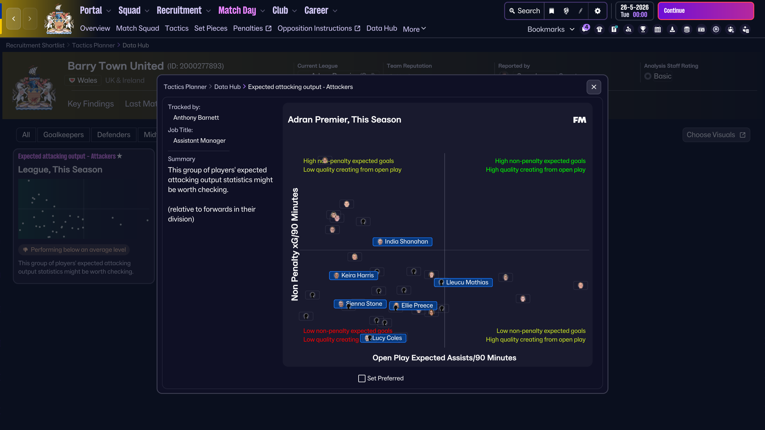 Attacker expected output - Season 1